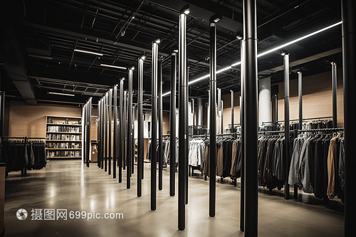 工業風服裝店 打造個性與實用并重的服飾零售空間